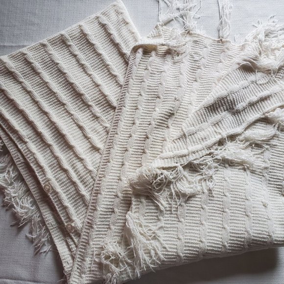 LuLaRoe Accessories - Lularoe Mimi Shawl Scarf White